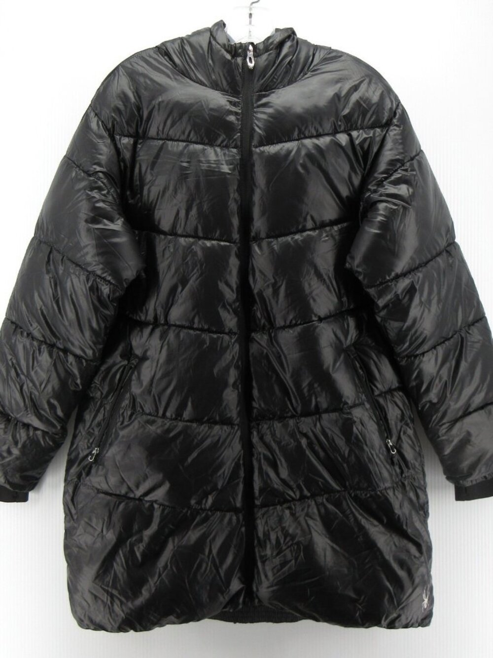 Spyder Jacket Medium Puffer Parka Quilted Hoodie Insulated Winter